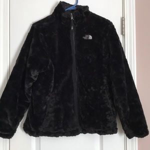 Size small, black, reversible North face jacket.